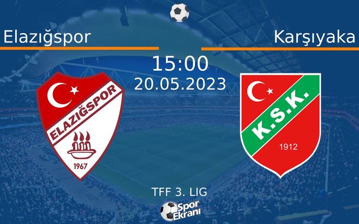20 Mayıs 2023 Elazığspor vs Karşıyaka maçı Hangi Kanalda Saat Kaçta Yayınlanacak? 20 Mayıs 2023 Elazığspor vs Karşıyaka maçı Hangi Kanalda Saat Kaçta Yayınlanacak?