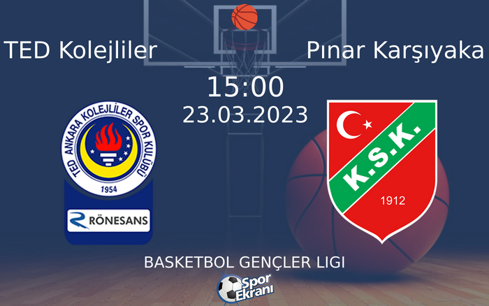 23 Mart 2023 TED Kolejliler vs Pınar Karşıyaka maçı Hangi Kanalda Saat Kaçta Yayınlanacak? 23 Mart 2023 TED Kolejliler vs Pınar Karşıyaka maçı Hangi Kanalda Saat Kaçta Yayınlanacak?