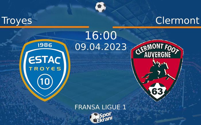 09 Nisan 2023 Troyes vs Clermont maçı Hangi Kanalda Saat Kaçta Yayınlanacak? 09 Nisan 2023 Troyes vs Clermont maçı Hangi Kanalda Saat Kaçta Yayınlanacak?