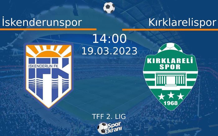 19 Mart 2023 İskenderunspor vs Kırklarelispor maçı Hangi Kanalda Saat Kaçta Yayınlanacak? 19 Mart 2023 İskenderunspor vs Kırklarelispor maçı Hangi Kanalda Saat Kaçta Yayınlanacak?
