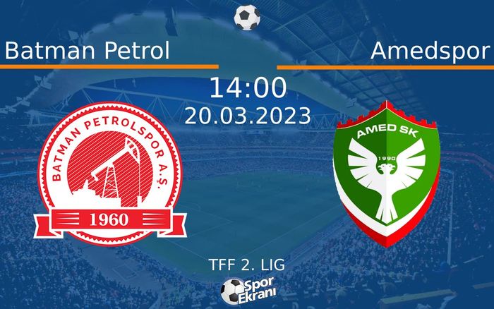 20 Mart 2023 Batman Petrol vs Amedspor maçı Hangi Kanalda Saat Kaçta Yayınlanacak?