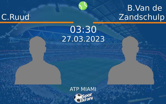 27 Mart 2023 C.Ruud vs B.Van de Zandschulp maçı Hangi Kanalda Saat Kaçta Yayınlanacak? 27 Mart 2023 C.Ruud vs B.Van de Zandschulp maçı Hangi Kanalda Saat Kaçta Yayınlanacak?
