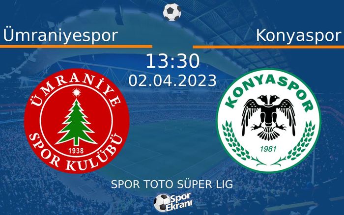 02 Nisan 2023 Ümraniyespor vs Konyaspor maçı Hangi Kanalda Saat Kaçta Yayınlanacak? 02 Nisan 2023 Ümraniyespor vs Konyaspor maçı Hangi Kanalda Saat Kaçta Yayınlanacak?