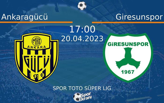 20 Nisan 2023 Ankaragücü vs Giresunspor maçı Hangi Kanalda Saat Kaçta Yayınlanacak? 20 Nisan 2023 Ankaragücü vs Giresunspor maçı Hangi Kanalda Saat Kaçta Yayınlanacak?