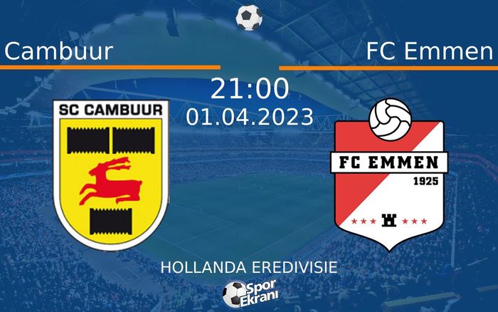 01 Nisan 2023 Cambuur vs FC Emmen maçı Hangi Kanalda Saat Kaçta Yayınlanacak? 01 Nisan 2023 Cambuur vs FC Emmen maçı Hangi Kanalda Saat Kaçta Yayınlanacak?