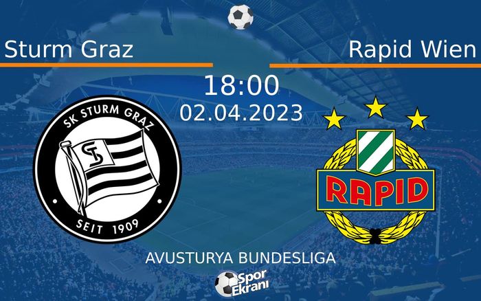 02 Nisan 2023 Sturm Graz vs Rapid Wien maçı Hangi Kanalda Saat Kaçta Yayınlanacak? 02 Nisan 2023 Sturm Graz vs Rapid Wien maçı Hangi Kanalda Saat Kaçta Yayınlanacak?