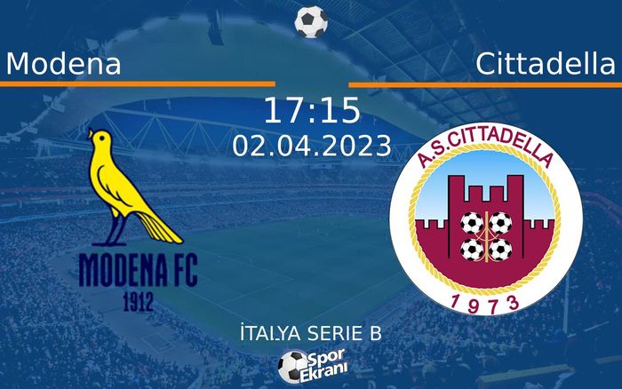 02 Nisan 2023 Modena vs Cittadella maçı Hangi Kanalda Saat Kaçta Yayınlanacak? 02 Nisan 2023 Modena vs Cittadella maçı Hangi Kanalda Saat Kaçta Yayınlanacak?