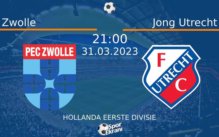31 Mart 2023 Zwolle vs Jong Utrecht maçı Hangi Kanalda Saat Kaçta Yayınlanacak? 31 Mart 2023 Zwolle vs Jong Utrecht maçı Hangi Kanalda Saat Kaçta Yayınlanacak?