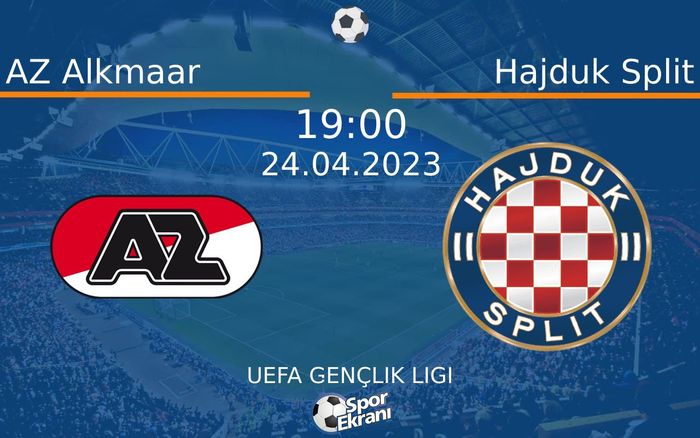 24 Nisan 2023 AZ Alkmaar vs Hajduk Split maçı Hangi Kanalda Saat Kaçta Yayınlanacak? 24 Nisan 2023 AZ Alkmaar vs Hajduk Split maçı Hangi Kanalda Saat Kaçta Yayınlanacak?