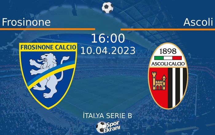 10 Nisan 2023 Frosinone vs Ascoli maçı Hangi Kanalda Saat Kaçta Yayınlanacak? 10 Nisan 2023 Frosinone vs Ascoli maçı Hangi Kanalda Saat Kaçta Yayınlanacak?