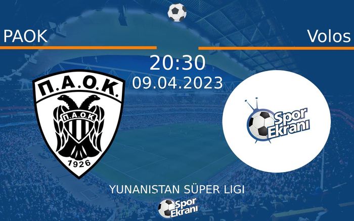 09 Nisan 2023 PAOK vs Volos maçı Hangi Kanalda Saat Kaçta Yayınlanacak? 09 Nisan 2023 PAOK vs Volos maçı Hangi Kanalda Saat Kaçta Yayınlanacak?