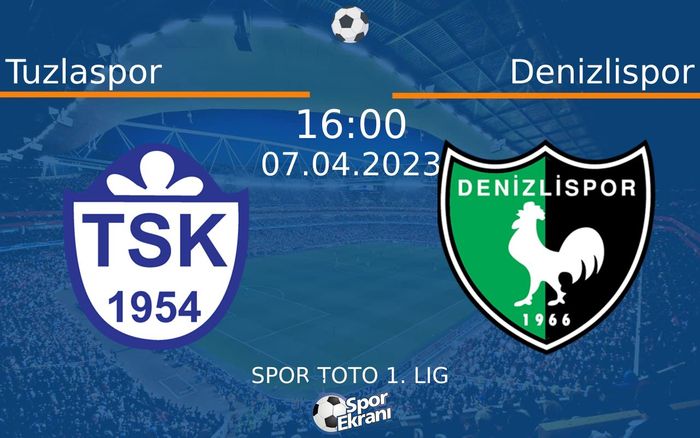 07 Nisan 2023 Tuzlaspor vs Denizlispor maçı Hangi Kanalda Saat Kaçta Yayınlanacak? 07 Nisan 2023 Tuzlaspor vs Denizlispor maçı Hangi Kanalda Saat Kaçta Yayınlanacak?