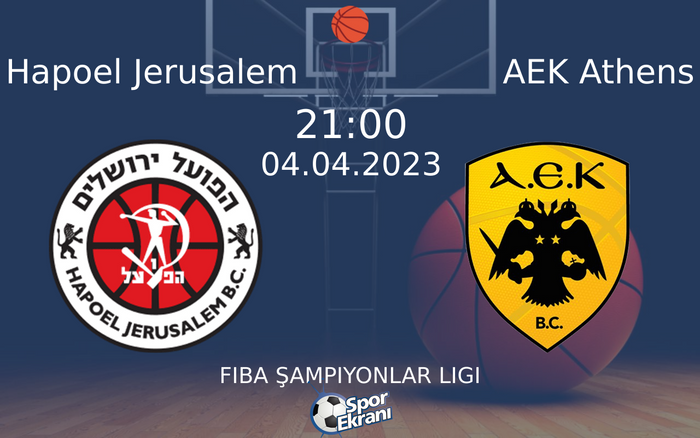 04 Nisan 2023 Hapoel Jerusalem vs AEK Athens maçı Hangi Kanalda Saat Kaçta Yayınlanacak? 04 Nisan 2023 Hapoel Jerusalem vs AEK Athens maçı Hangi Kanalda Saat Kaçta Yayınlanacak?