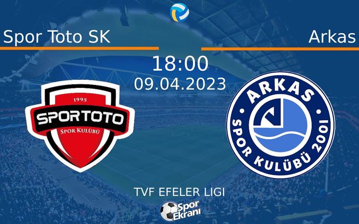 09 Nisan 2023 Spor Toto SK vs Arkas maçı Hangi Kanalda Saat Kaçta Yayınlanacak? 09 Nisan 2023 Spor Toto SK vs Arkas maçı Hangi Kanalda Saat Kaçta Yayınlanacak?
