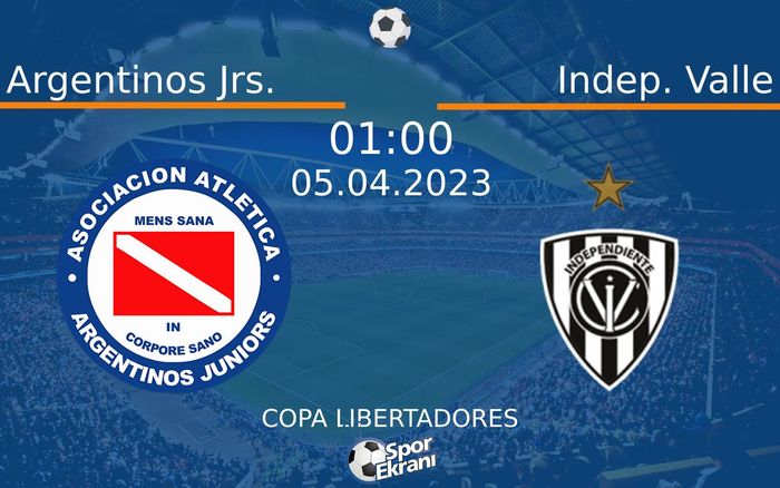 05 Nisan 2023 Argentinos Jrs. vs Indep. Valle maçı Hangi Kanalda Saat Kaçta Yayınlanacak? 05 Nisan 2023 Argentinos Jrs. vs Indep. Valle maçı Hangi Kanalda Saat Kaçta Yayınlanacak?