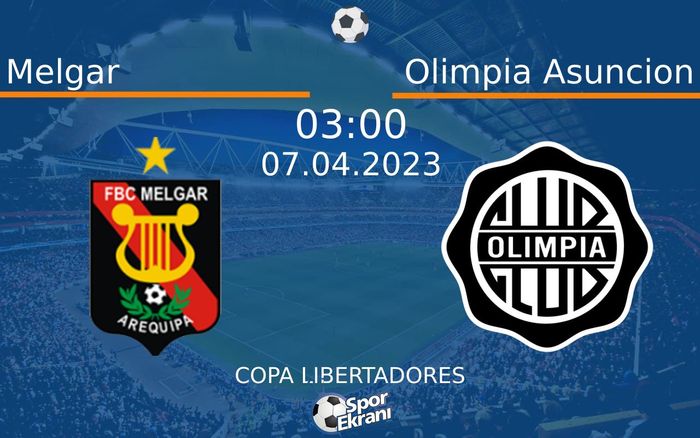 07 Nisan 2023 Melgar vs Olimpia Asuncion maçı Hangi Kanalda Saat Kaçta Yayınlanacak? 07 Nisan 2023 Melgar vs Olimpia Asuncion maçı Hangi Kanalda Saat Kaçta Yayınlanacak?