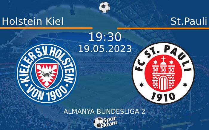 19 Mayıs 2023 Holstein Kiel vs St.Pauli maçı Hangi Kanalda Saat Kaçta Yayınlanacak?