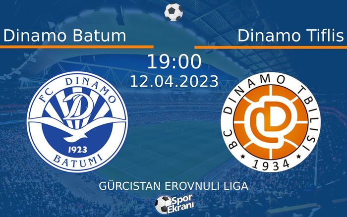 12 Nisan 2023 Dinamo Batum vs Dinamo Tiflis maçı Hangi Kanalda Saat Kaçta Yayınlanacak? 12 Nisan 2023 Dinamo Batum vs Dinamo Tiflis maçı Hangi Kanalda Saat Kaçta Yayınlanacak?