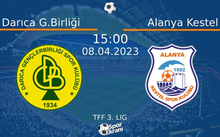 08 Nisan 2023 Darıca G.Birliği vs Alanya Kestel maçı Hangi Kanalda Saat Kaçta Yayınlanacak? 08 Nisan 2023 Darıca G.Birliği vs Alanya Kestel maçı Hangi Kanalda Saat Kaçta Yayınlanacak?