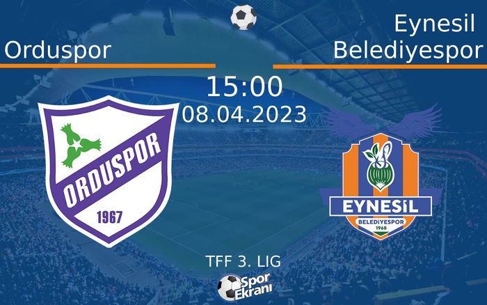08 Nisan 2023 Orduspor vs Eynesil Belediyespor maçı Hangi Kanalda Saat Kaçta Yayınlanacak? 08 Nisan 2023 Orduspor vs Eynesil Belediyespor maçı Hangi Kanalda Saat Kaçta Yayınlanacak?