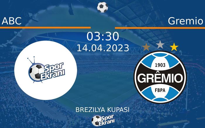 14 Nisan 2023 ABC vs Gremio maçı Hangi Kanalda Saat Kaçta Yayınlanacak? 14 Nisan 2023 ABC vs Gremio maçı Hangi Kanalda Saat Kaçta Yayınlanacak?