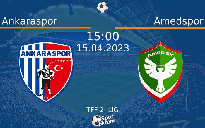 15 Nisan 2023 Ankaraspor vs Amedspor maçı Hangi Kanalda Saat Kaçta Yayınlanacak? 15 Nisan 2023 Ankaraspor vs Amedspor maçı Hangi Kanalda Saat Kaçta Yayınlanacak?