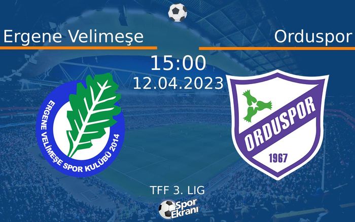 12 Nisan 2023 Ergene Velimeşe vs Orduspor maçı Hangi Kanalda Saat Kaçta Yayınlanacak? 12 Nisan 2023 Ergene Velimeşe vs Orduspor maçı Hangi Kanalda Saat Kaçta Yayınlanacak?