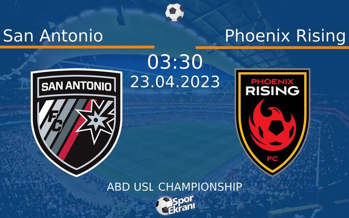 23 Nisan 2023 San Antonio vs Phoenix Rising maçı Hangi Kanalda Saat Kaçta Yayınlanacak? 23 Nisan 2023 San Antonio vs Phoenix Rising maçı Hangi Kanalda Saat Kaçta Yayınlanacak?