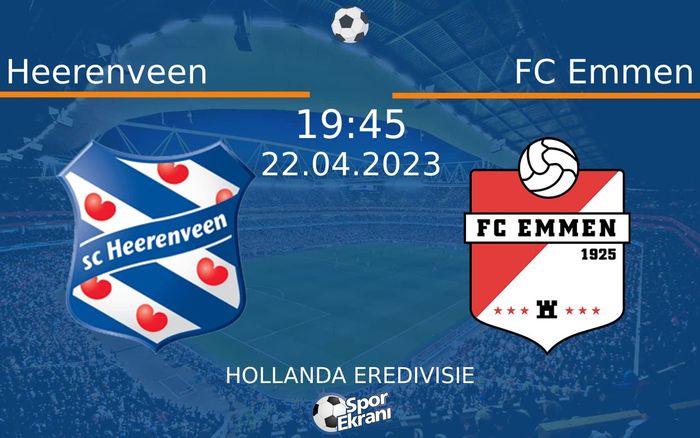 22 Nisan 2023 Heerenveen vs FC Emmen maçı Hangi Kanalda Saat Kaçta Yayınlanacak? 22 Nisan 2023 Heerenveen vs FC Emmen maçı Hangi Kanalda Saat Kaçta Yayınlanacak?