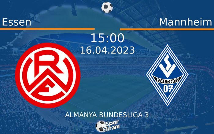 16 Nisan 2023 Essen vs Mannheim maçı Hangi Kanalda Saat Kaçta Yayınlanacak? 16 Nisan 2023 Essen vs Mannheim maçı Hangi Kanalda Saat Kaçta Yayınlanacak?