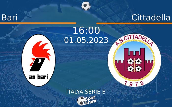 01 Mayıs 2023 Bari vs Cittadella maçı Hangi Kanalda Saat Kaçta Yayınlanacak? 01 Mayıs 2023 Bari vs Cittadella maçı Hangi Kanalda Saat Kaçta Yayınlanacak?
