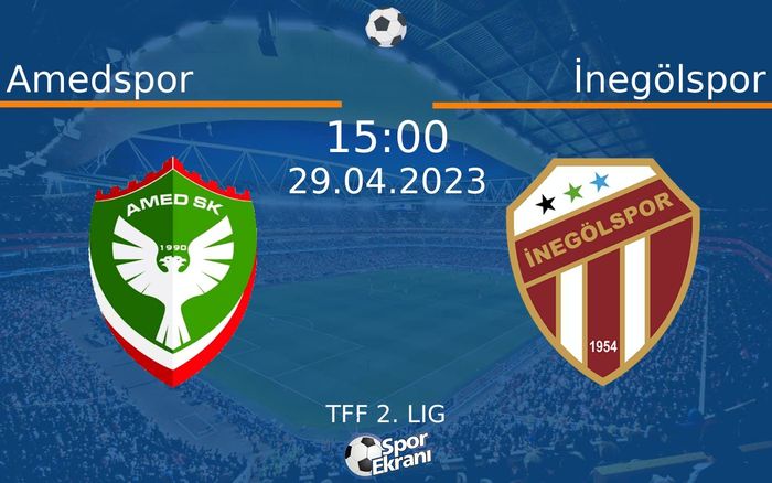 29 Nisan 2023 Amedspor vs İnegölspor maçı Hangi Kanalda Saat Kaçta Yayınlanacak? 29 Nisan 2023 Amedspor vs İnegölspor maçı Hangi Kanalda Saat Kaçta Yayınlanacak?