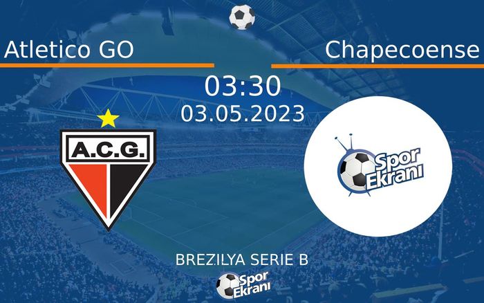 03 Mayıs 2023 Atletico GO vs Chapecoense maçı Hangi Kanalda Saat Kaçta Yayınlanacak? 03 Mayıs 2023 Atletico GO vs Chapecoense maçı Hangi Kanalda Saat Kaçta Yayınlanacak?