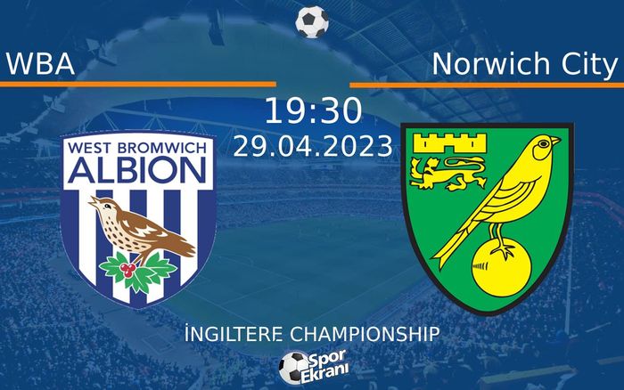 29 Nisan 2023 WBA vs Norwich City maçı Hangi Kanalda Saat Kaçta Yayınlanacak? 29 Nisan 2023 WBA vs Norwich City maçı Hangi Kanalda Saat Kaçta Yayınlanacak?