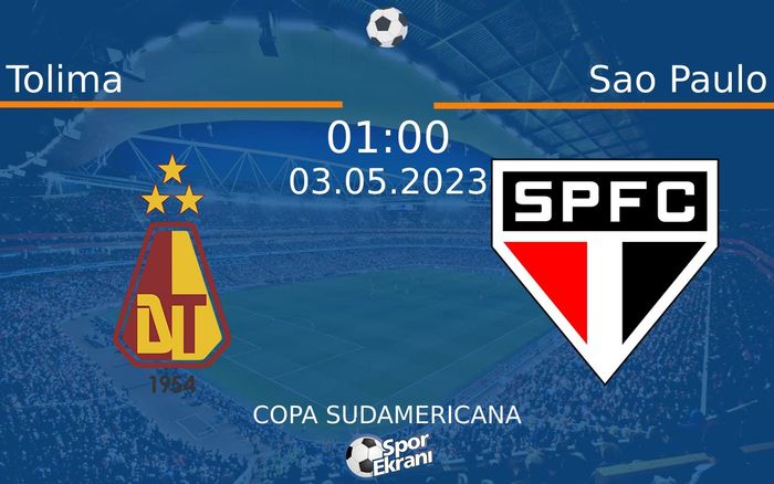 03 Mayıs 2023 Tolima vs Sao Paulo maçı Hangi Kanalda Saat Kaçta Yayınlanacak? 03 Mayıs 2023 Tolima vs Sao Paulo maçı Hangi Kanalda Saat Kaçta Yayınlanacak?