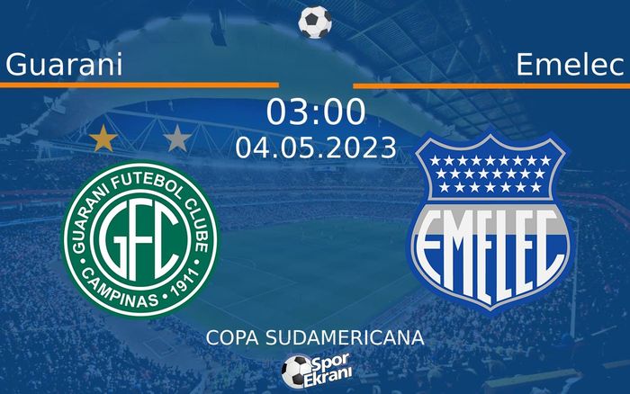 04 Mayıs 2023 Guarani vs Emelec maçı Hangi Kanalda Saat Kaçta Yayınlanacak? 04 Mayıs 2023 Guarani vs Emelec maçı Hangi Kanalda Saat Kaçta Yayınlanacak?