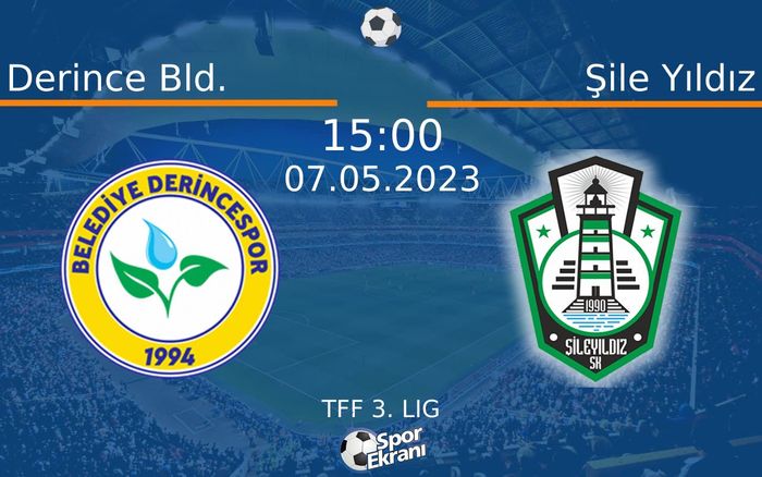 07 Mayıs 2023 Derince Bld. vs Şile Yıldız maçı Hangi Kanalda Saat Kaçta Yayınlanacak? 07 Mayıs 2023 Derince Bld. vs Şile Yıldız maçı Hangi Kanalda Saat Kaçta Yayınlanacak?