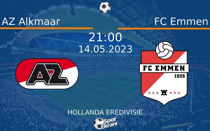 14 Mayıs 2023 AZ Alkmaar vs FC Emmen maçı Hangi Kanalda Saat Kaçta Yayınlanacak? 14 Mayıs 2023 AZ Alkmaar vs FC Emmen maçı Hangi Kanalda Saat Kaçta Yayınlanacak?