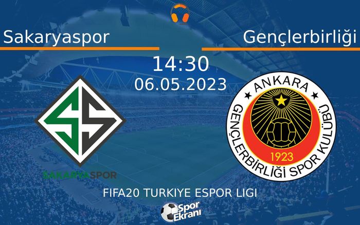 06 Mayıs 2023 Sakaryaspor vs Gençlerbirliği maçı Hangi Kanalda Saat Kaçta Yayınlanacak? 06 Mayıs 2023 Sakaryaspor vs Gençlerbirliği maçı Hangi Kanalda Saat Kaçta Yayınlanacak?