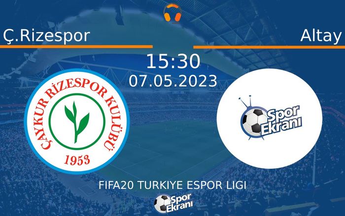 07 Mayıs 2023 Ç.Rizespor vs Altay maçı Hangi Kanalda Saat Kaçta Yayınlanacak? 07 Mayıs 2023 Ç.Rizespor vs Altay maçı Hangi Kanalda Saat Kaçta Yayınlanacak?