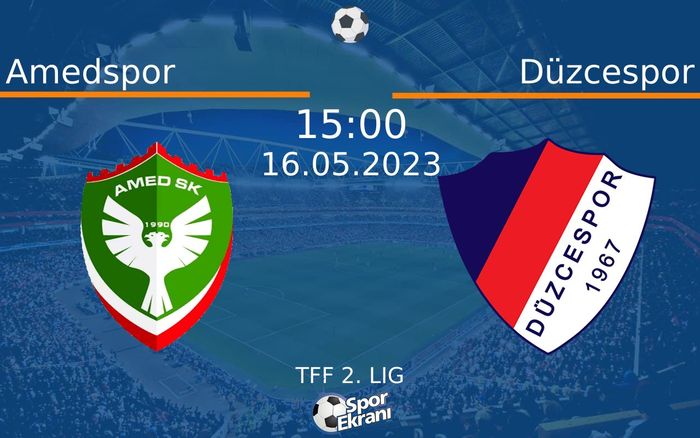 16 Mayıs 2023 Amedspor vs Düzcespor maçı Hangi Kanalda Saat Kaçta Yayınlanacak? 16 Mayıs 2023 Amedspor vs Düzcespor maçı Hangi Kanalda Saat Kaçta Yayınlanacak?