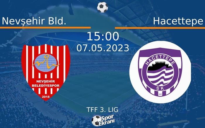 07 Mayıs 2023 Nevşehir Bld. vs Hacettepe maçı Hangi Kanalda Saat Kaçta Yayınlanacak? 07 Mayıs 2023 Nevşehir Bld. vs Hacettepe maçı Hangi Kanalda Saat Kaçta Yayınlanacak?