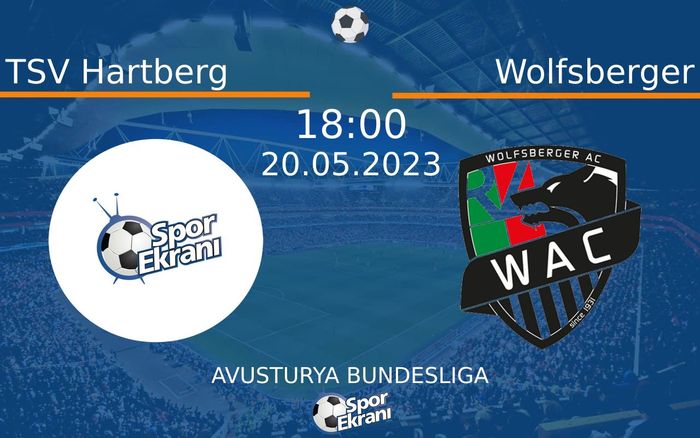 20 Mayıs 2023 TSV Hartberg vs Wolfsberger maçı Hangi Kanalda Saat Kaçta Yayınlanacak? 20 Mayıs 2023 TSV Hartberg vs Wolfsberger maçı Hangi Kanalda Saat Kaçta Yayınlanacak?