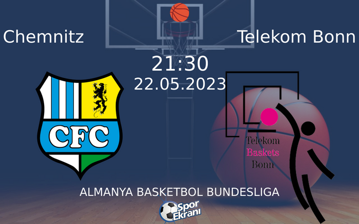 22 Mayıs 2023 Chemnitz vs Telekom Bonn maçı Hangi Kanalda Saat Kaçta Yayınlanacak? 22 Mayıs 2023 Chemnitz vs Telekom Bonn maçı Hangi Kanalda Saat Kaçta Yayınlanacak?