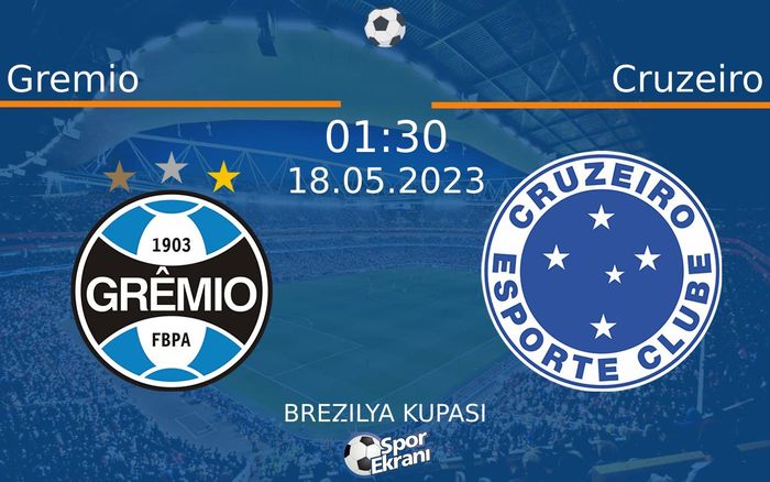 18 Mayıs 2023 Gremio vs Cruzeiro maçı Hangi Kanalda Saat Kaçta Yayınlanacak? 18 Mayıs 2023 Gremio vs Cruzeiro maçı Hangi Kanalda Saat Kaçta Yayınlanacak?