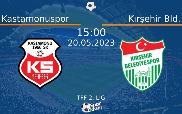 20 Mayıs 2023 Kastamonuspor vs Kırşehir Bld. maçı Hangi Kanalda Saat Kaçta Yayınlanacak? 20 Mayıs 2023 Kastamonuspor vs Kırşehir Bld. maçı Hangi Kanalda Saat Kaçta Yayınlanacak?