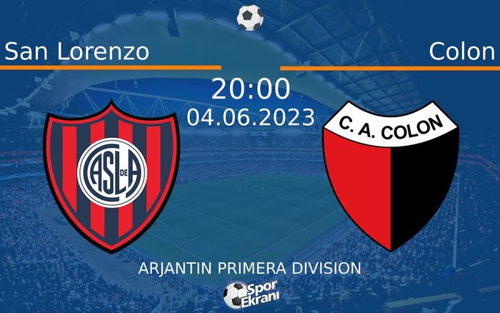 04 Haziran 2023 San Lorenzo vs Colon maçı Hangi Kanalda Saat Kaçta Yayınlanacak? 04 Haziran 2023 San Lorenzo vs Colon maçı Hangi Kanalda Saat Kaçta Yayınlanacak?
