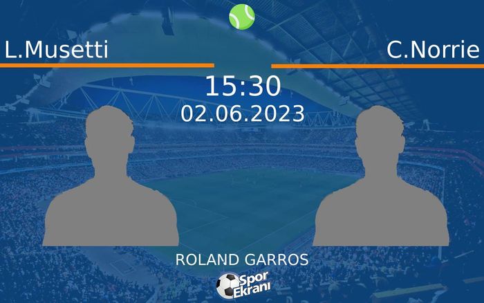 02 Haziran 2023 L.Musetti vs C.Norrie maçı Hangi Kanalda Saat Kaçta Yayınlanacak? 02 Haziran 2023 L.Musetti vs C.Norrie maçı Hangi Kanalda Saat Kaçta Yayınlanacak?
