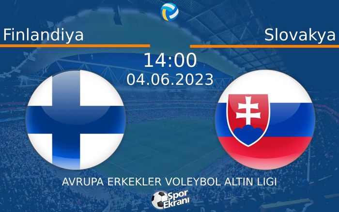 04 Haziran 2023 Finlandiya vs Slovakya maçı Hangi Kanalda Saat Kaçta Yayınlanacak?