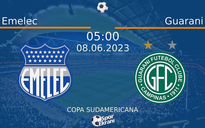 08 Haziran 2023 Emelec vs Guarani maçı Hangi Kanalda Saat Kaçta Yayınlanacak?